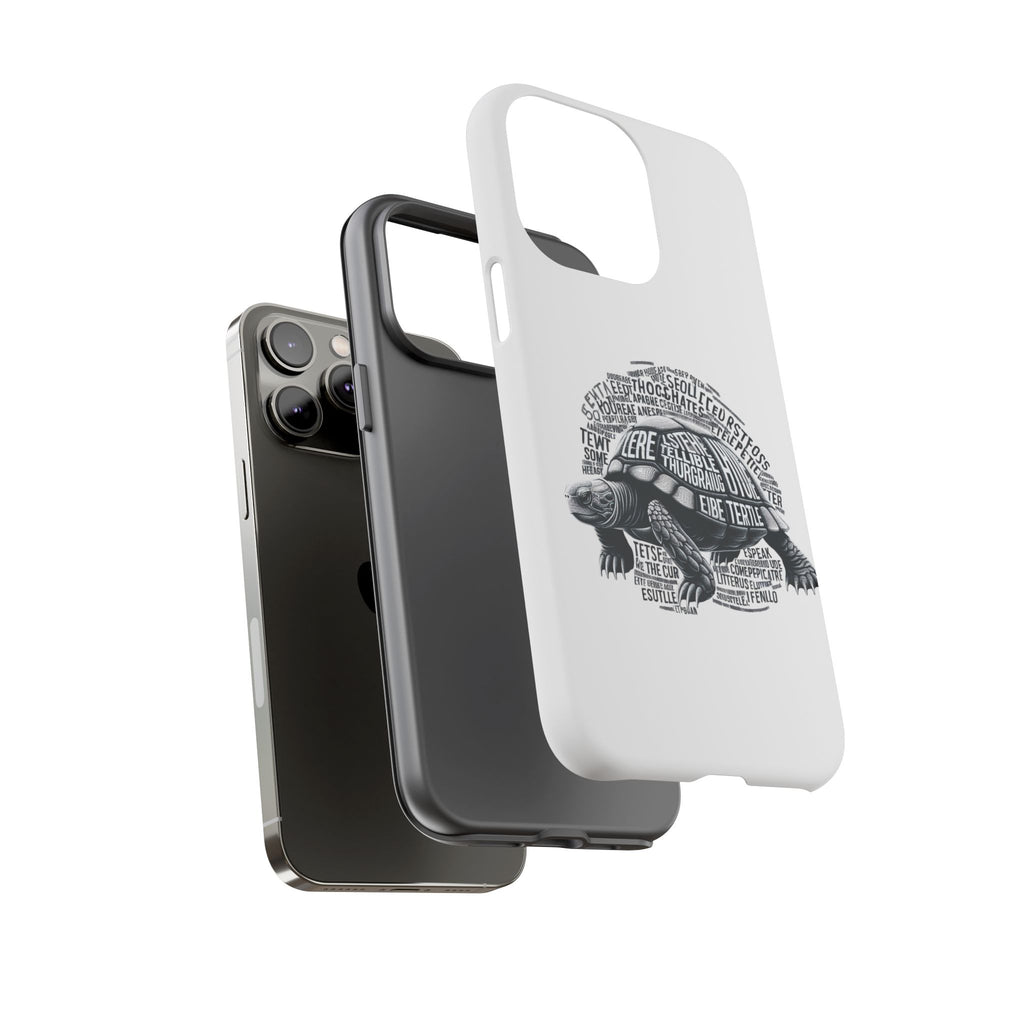 Turtle Phone Case with Inspirational Words | Tough Cases, Unique Gift, Nature Lover, Eco-Friendly, Phone Accessories