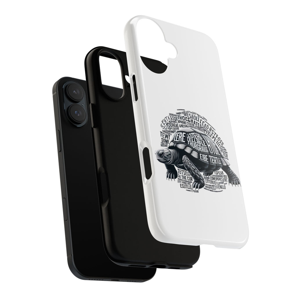 Turtle Phone Case with Inspirational Words | Tough Cases, Unique Gift, Nature Lover, Eco-Friendly, Phone Accessories