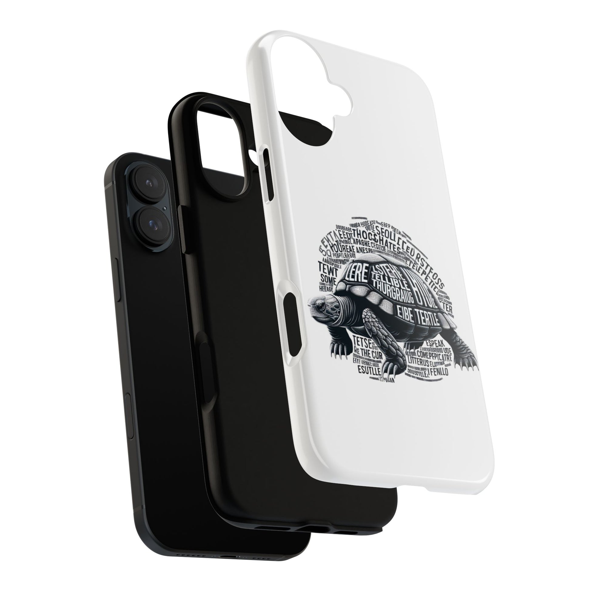 Turtle Phone Case with Inspirational Words | Tough Cases, Unique Gift, Nature Lover, Eco-Friendly, Phone Accessories