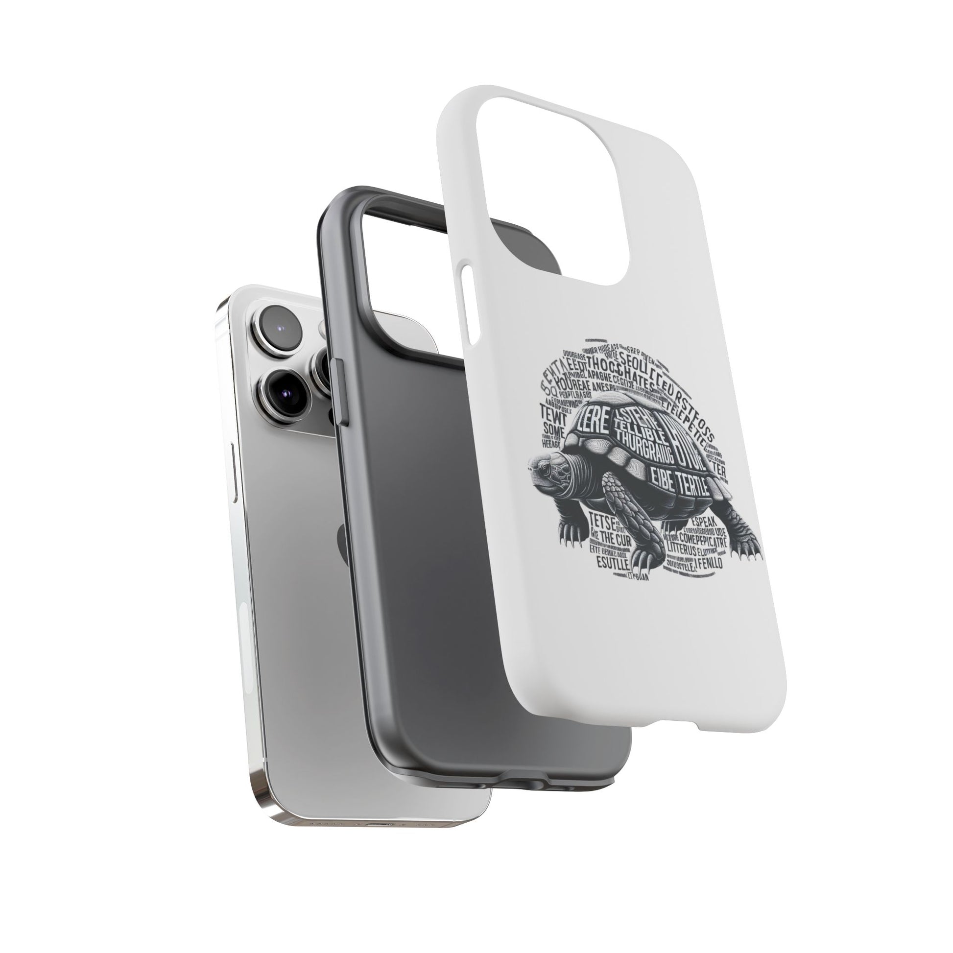 Turtle Phone Case with Inspirational Words | Tough Cases, Unique Gift, Nature Lover, Eco-Friendly, Phone Accessories