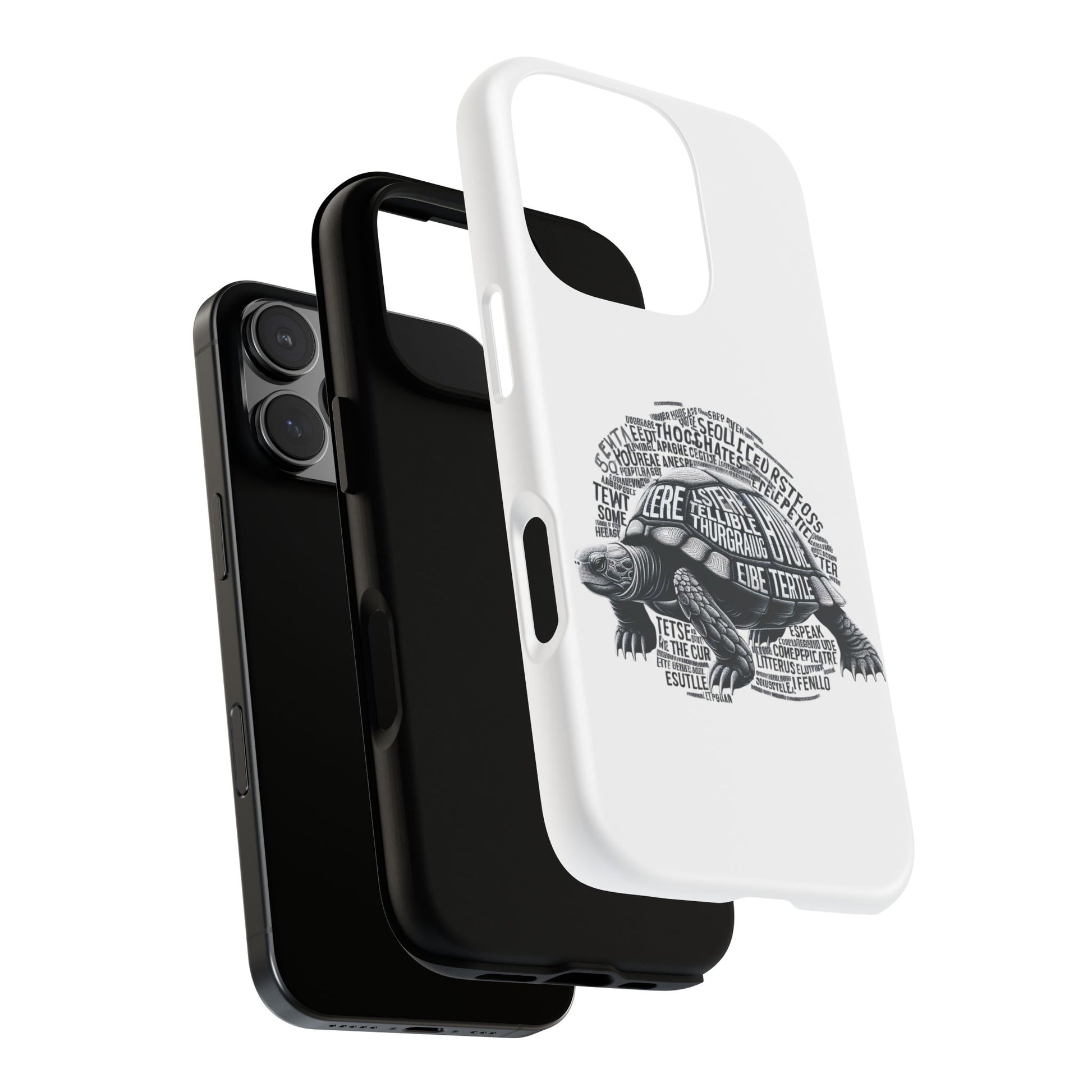 Turtle Phone Case with Inspirational Words | Tough Cases, Unique Gift, Nature Lover, Eco-Friendly, Phone Accessories