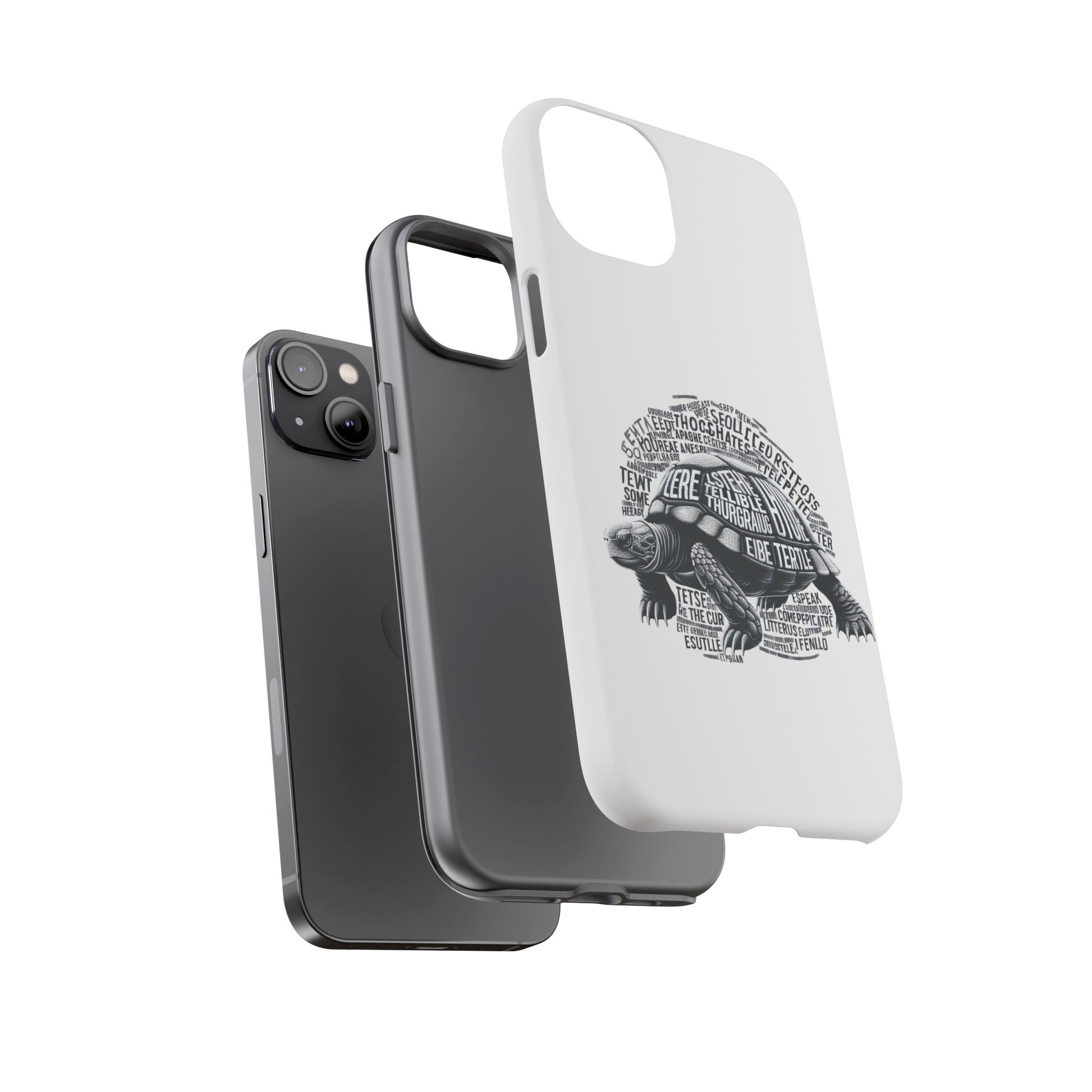 Turtle Phone Case with Inspirational Words | Tough Cases, Unique Gift, Nature Lover, Eco-Friendly, Phone Accessories