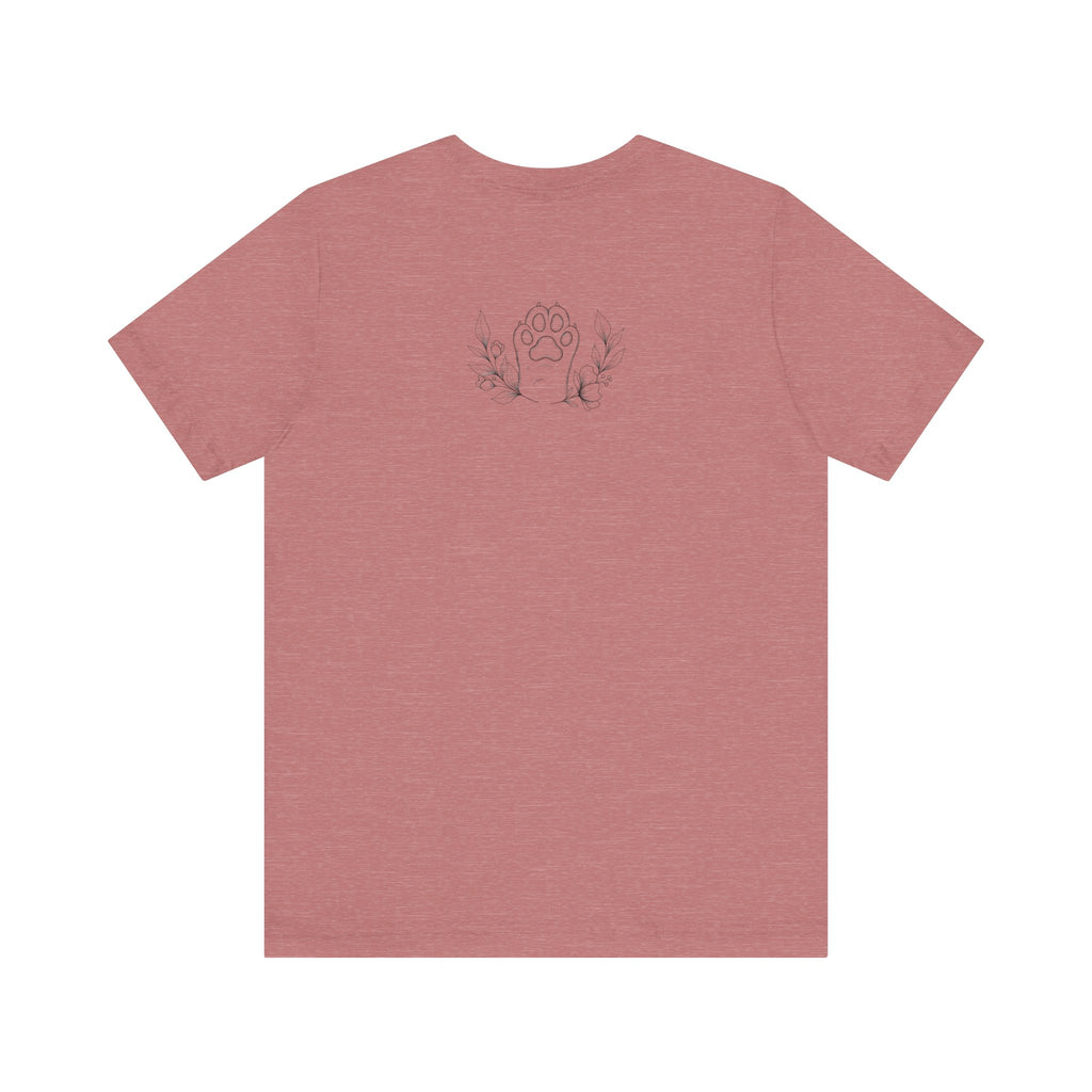 Cat Lover's Inspirational Tee | Life Happens, Own a Cat | Pet Gift, Animal Shirt, Cute Graphic Tee, Cat Mom, Cat Dad