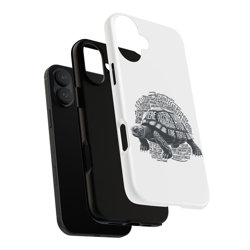 Turtle Phone Case with Inspirational Words | Tough Cases, Unique Gift, Nature Lover, Eco-Friendly, Phone Accessories