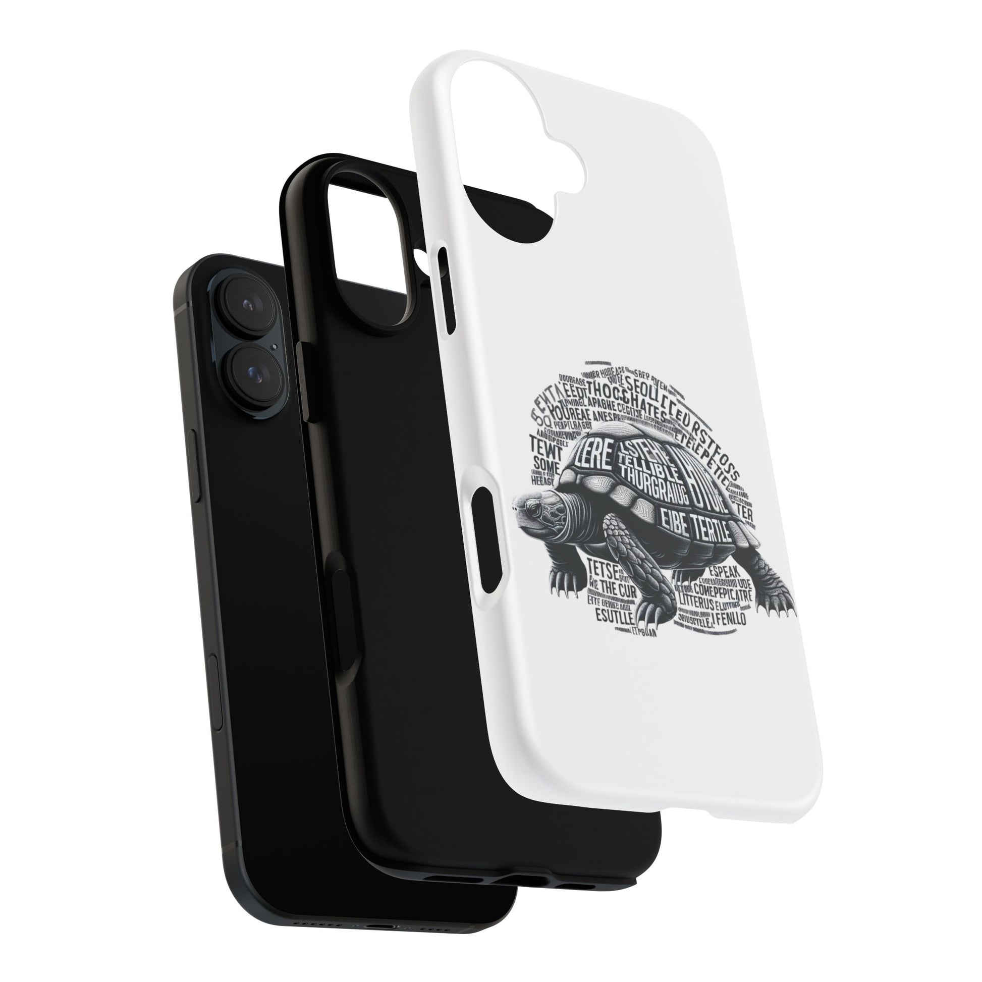 Turtle Phone Case with Inspirational Words | Tough Cases, Unique Gift, Nature Lover, Eco-Friendly, Phone Accessories
