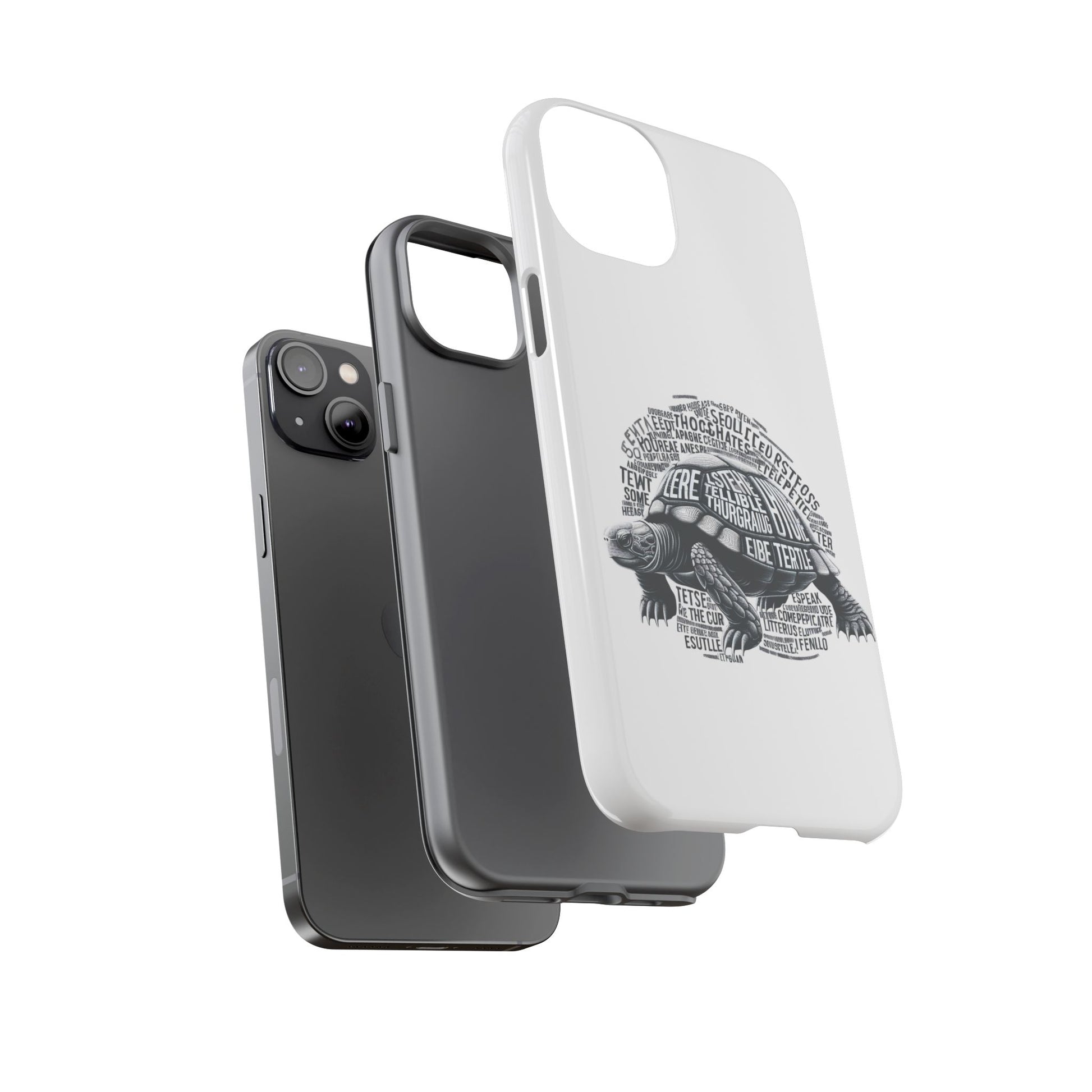Turtle Phone Case with Inspirational Words | Tough Cases, Unique Gift, Nature Lover, Eco-Friendly, Phone Accessories
