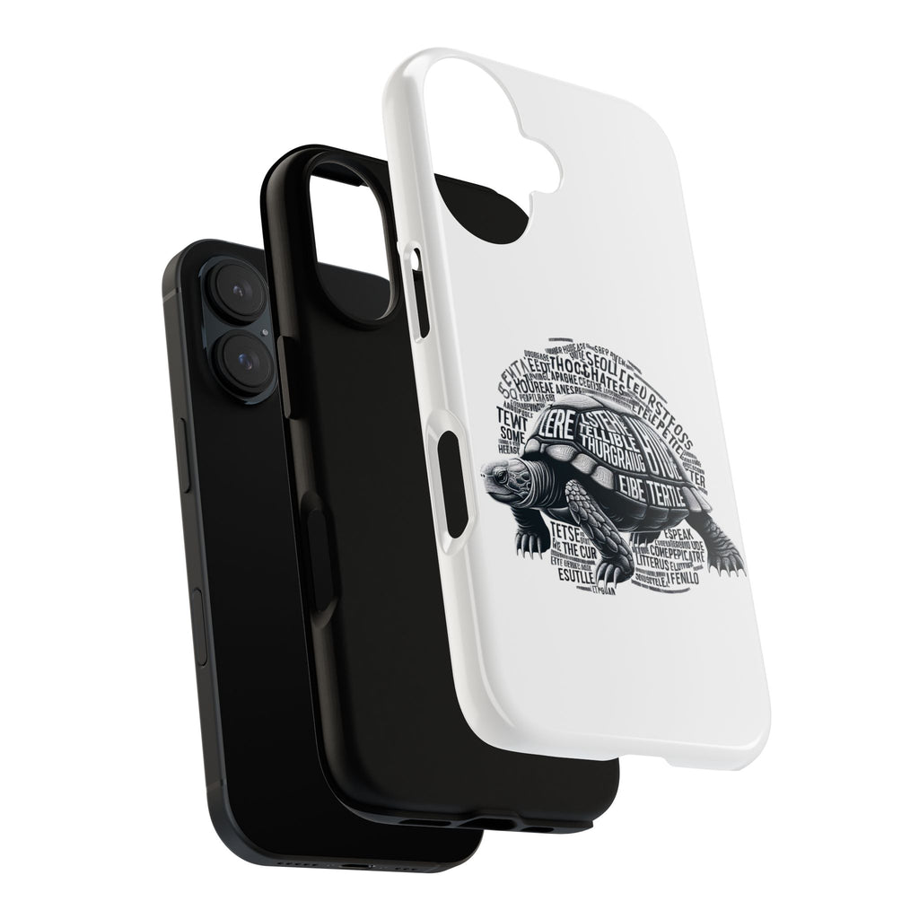 Turtle Phone Case with Inspirational Words | Tough Cases, Unique Gift, Nature Lover, Eco-Friendly, Phone Accessories
