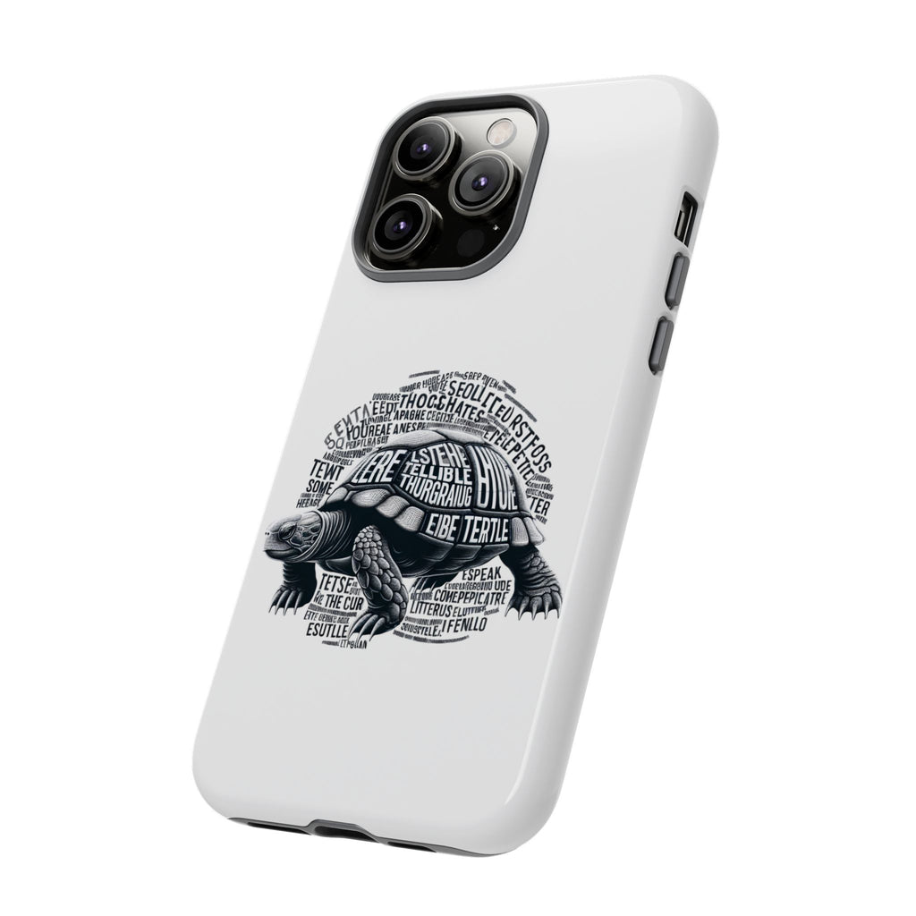 Turtle Phone Case with Inspirational Words | Tough Cases, Unique Gift, Nature Lover, Eco-Friendly, Phone Accessories