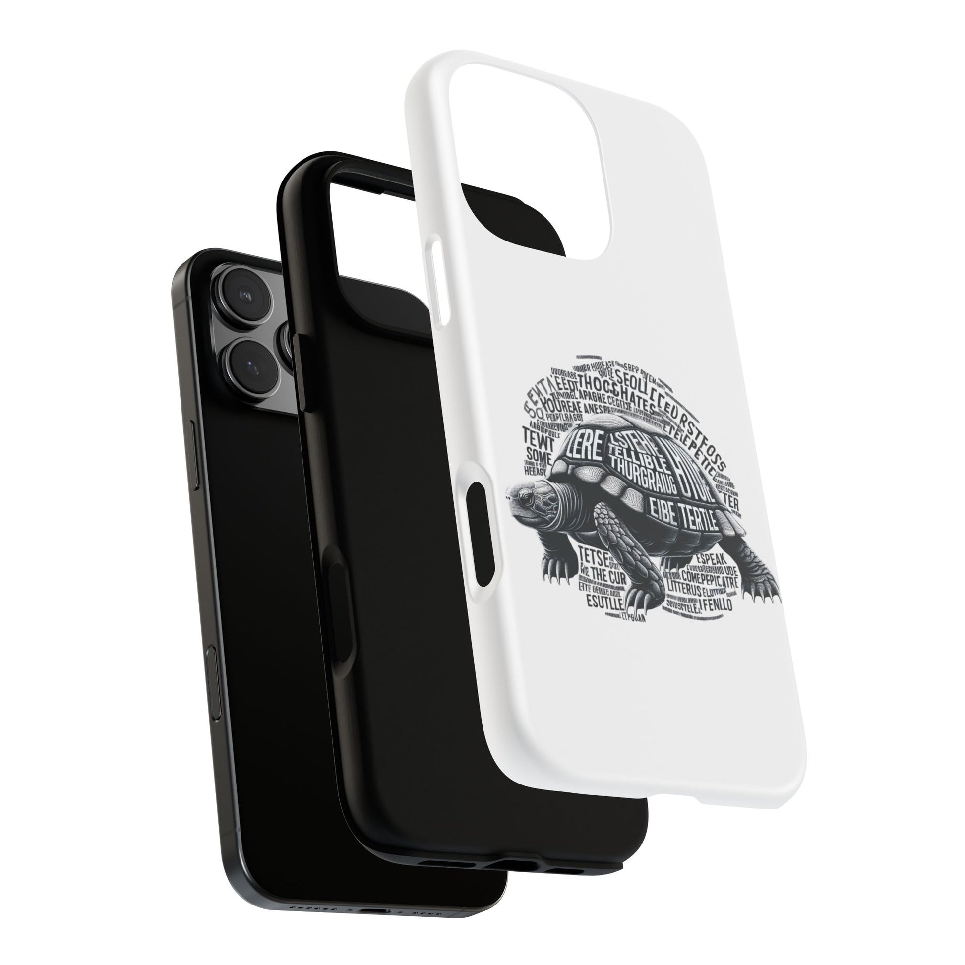 Turtle Phone Case with Inspirational Words | Tough Cases, Unique Gift, Nature Lover, Eco-Friendly, Phone Accessories