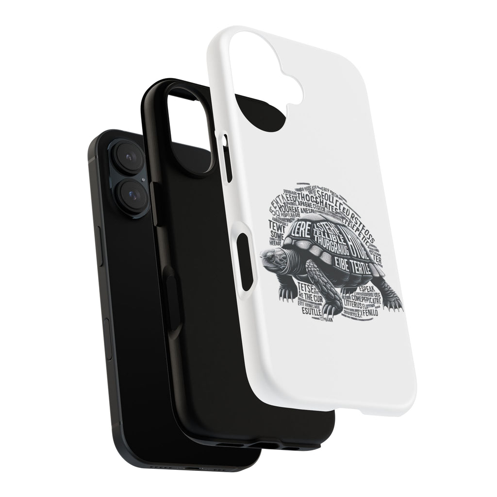 Turtle Phone Case with Inspirational Words | Tough Cases, Unique Gift, Nature Lover, Eco-Friendly, Phone Accessories